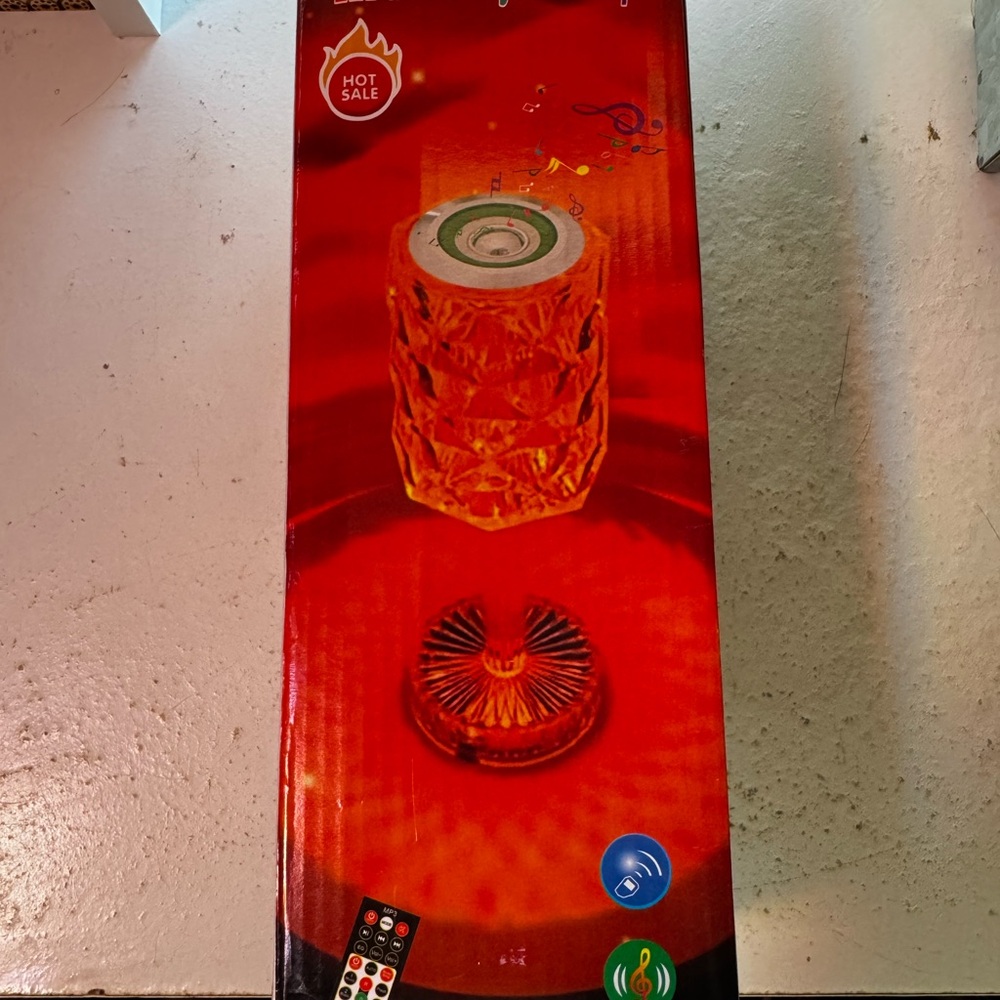Red LED Flame Speaker